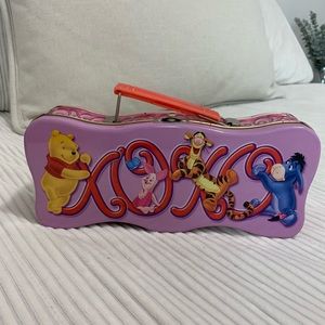 Vintage Winnie The Pooh Metal Tin
